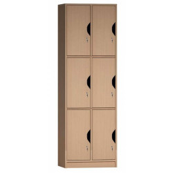 Šatní skříň - 6 BOXŮ - 60X187X45 cm (MD)