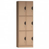 Šatní skříň - 6 BOXŮ - 60X187X45 cm (MD)