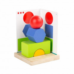 Jednoduchá geometrie – dřevěná hra