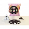 Magnetický černo-bílý Polydron