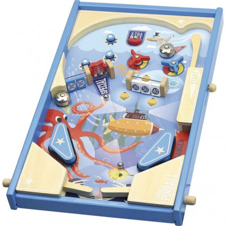 Dřevěný velký pinball