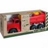 Androni Giant Trucks hasičký vůz s plošinou a funkční stříkačkou - délka 74 cm