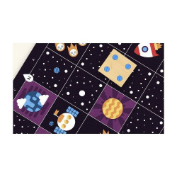 DOBRODRUŽNÁ MAPA VESMÍR PRO ROBOTA CUBETTO