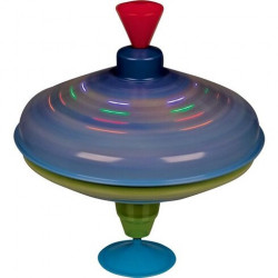 Hrající káča LED vesmír, 18,5 cm