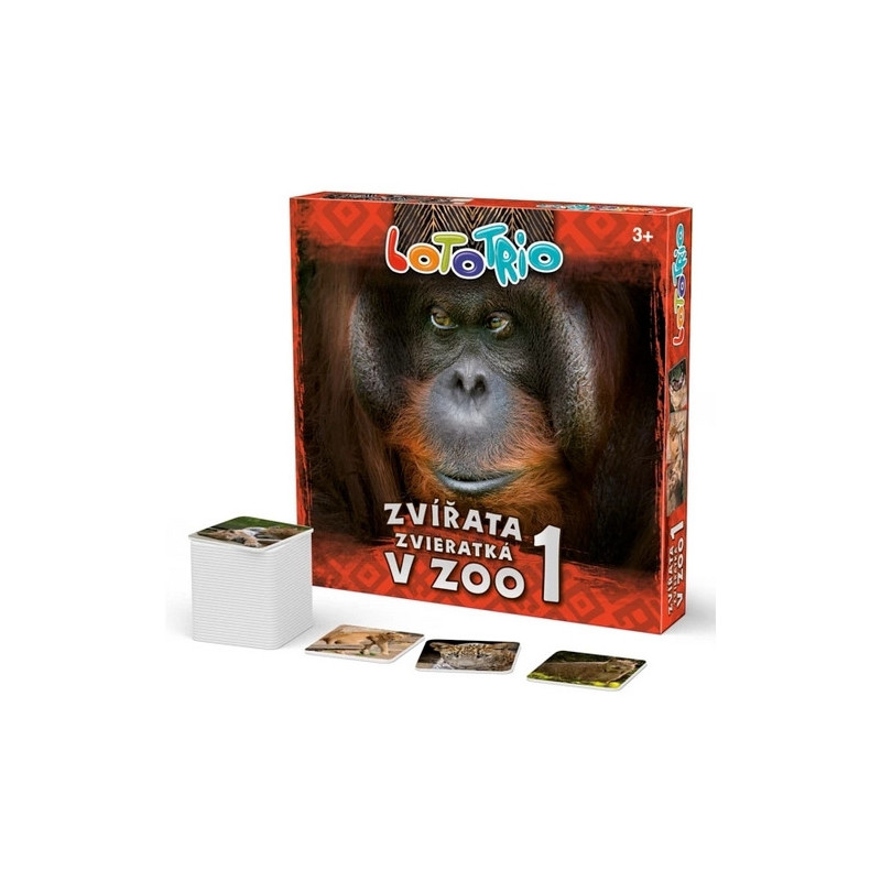 Loto-trio Zvířata v ZOO 1 – dětské vzdělávací hry