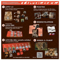 Loto-trio Zvířata v ZOO 1 – dětské vzdělávací hry