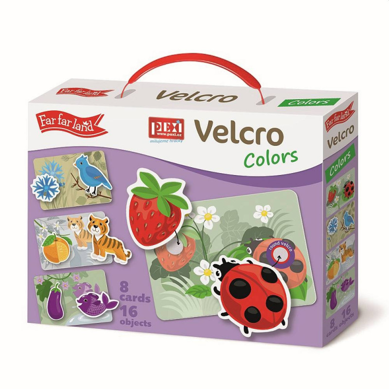 Velcro skládačky - Barvy