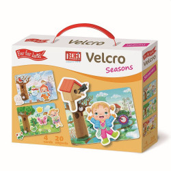 Velcro skládačky - Roční období 