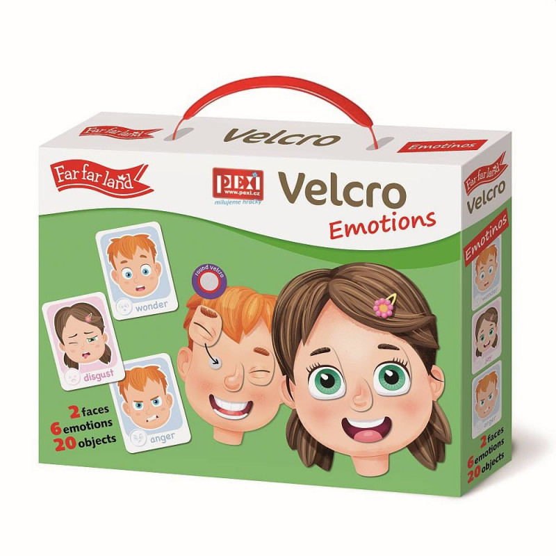 Velcro skládačky - Emoce