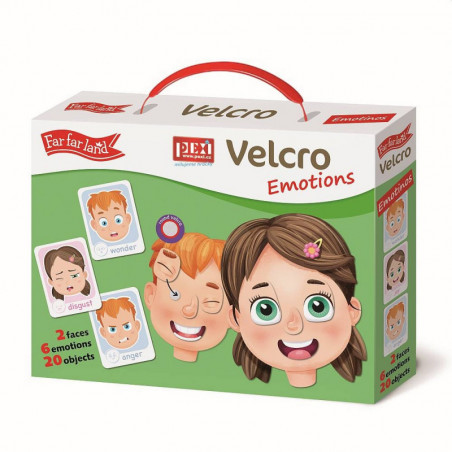 Velcro skládačky - Emoce
