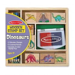 DŘEVĚNÁ RAZÍTKA V KRABIČCE DINO