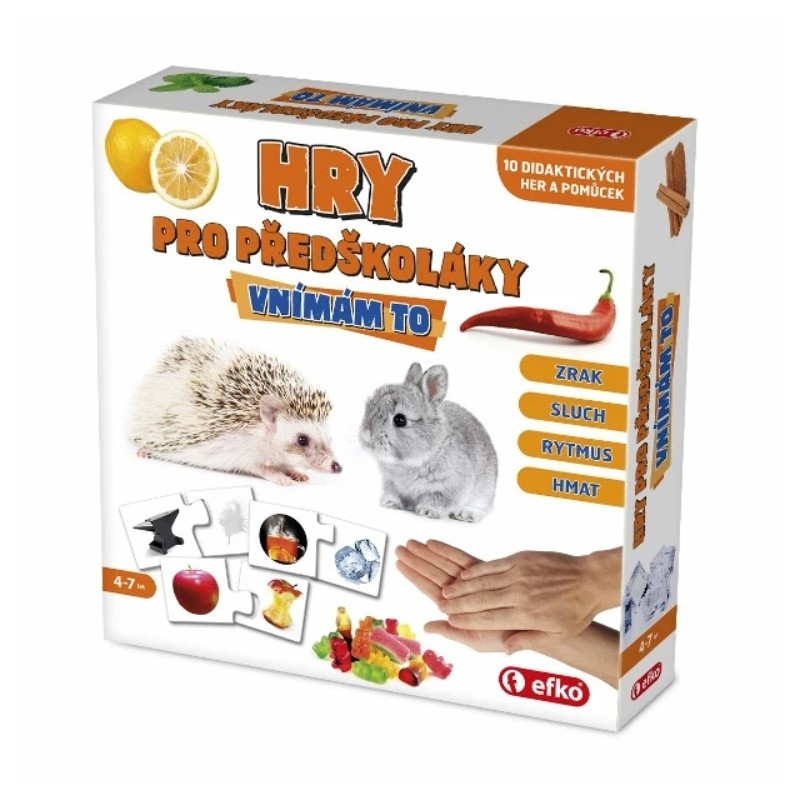 Hry pro předškoláky Vnímám to - vzdělávací soubor her