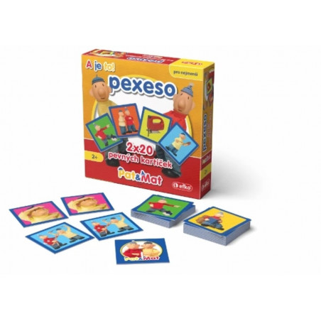Pat a Mat Pexeso v krabičce 2x20 - dětská hra