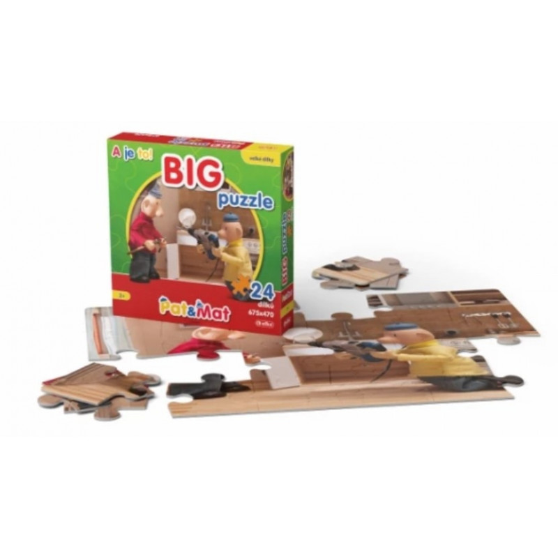 Pat a Mat Puzzle BIG 2 - velké dílky pro nejmenší Pat a Mat Puzzle BIG 2 - velké dílky pro nejmenší