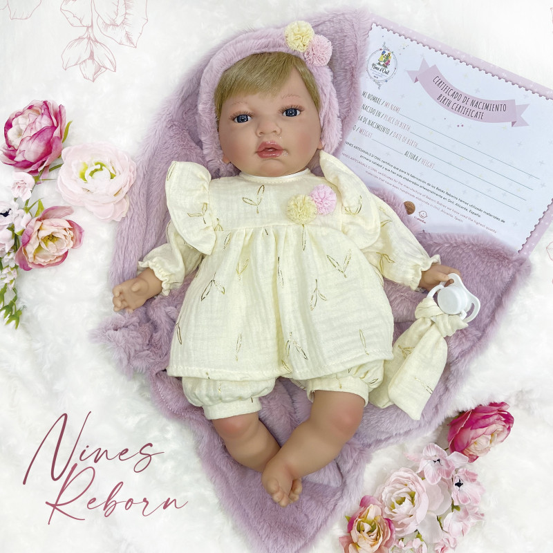 REBORN MIMINKO 40 CM MUŠELÍN REBORN MIMINKO 40 CM MUŠELÍN