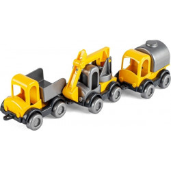 Auto stavební Kid Cars 3ks