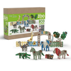 ECO Roto Bláznivá ZOO – ekologická stavebnice