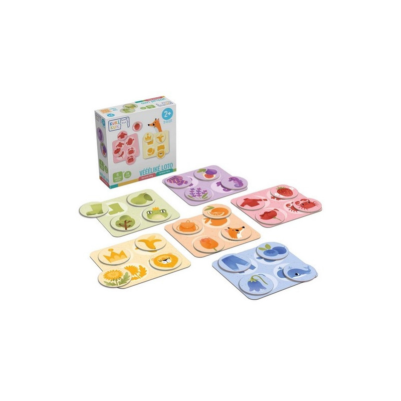 KukiKuk - Véééliké loto Barevné stíny