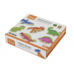 Dřevěné magnety s dinosaury 20 kusů