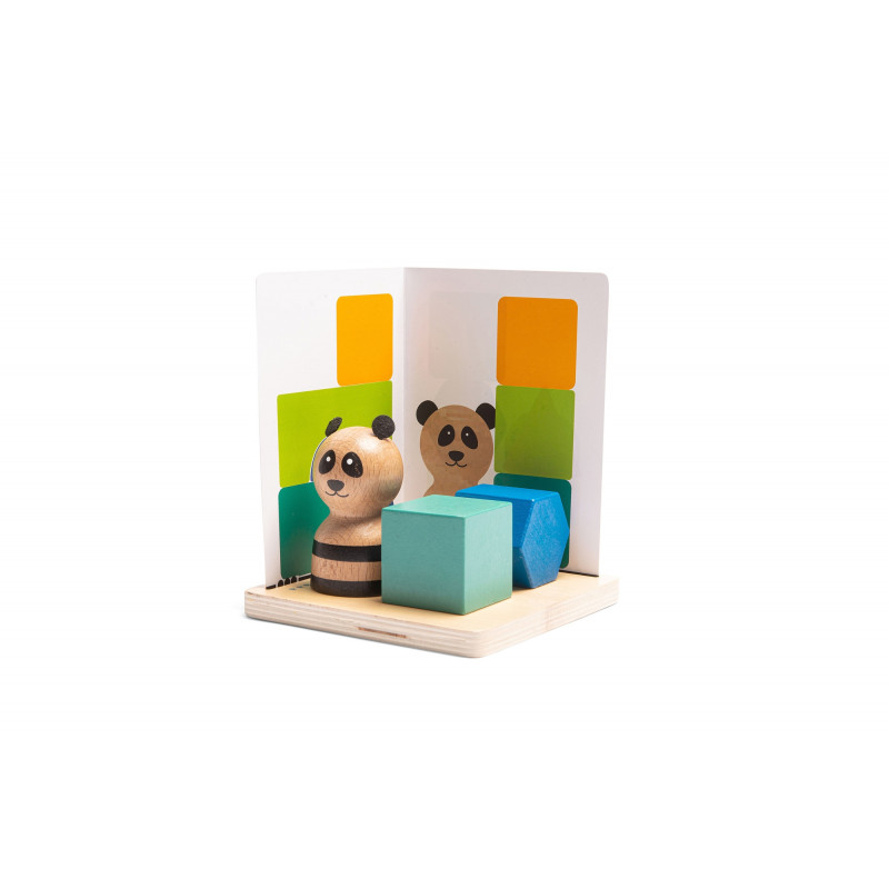 Logické puzzle panda Logické puzzle panda