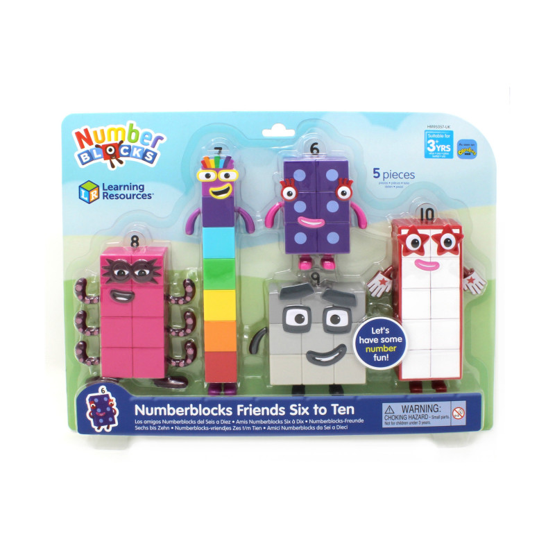 Postavičky Numberblocks® Friends 6 až 10 Postavičky Numberblocks® Friends 6 až 10