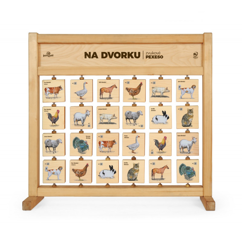 PEXESO ZVUKOVÉ STOLNÍ - NA DVORKU PEXESO ZVUKOVÉ STOLNÍ - NA DVORKU
