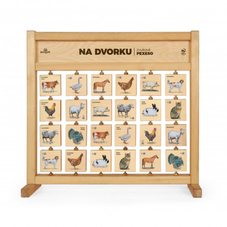 PEXESO ZVUKOVÉ STOLNÍ - NA DVORKU