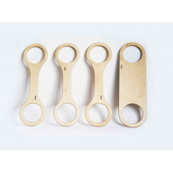 Dřevěné mostky Balance Play SET 3+1