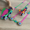 CLIXO Wheel Creator - magnetická stavebnice 72 kusů