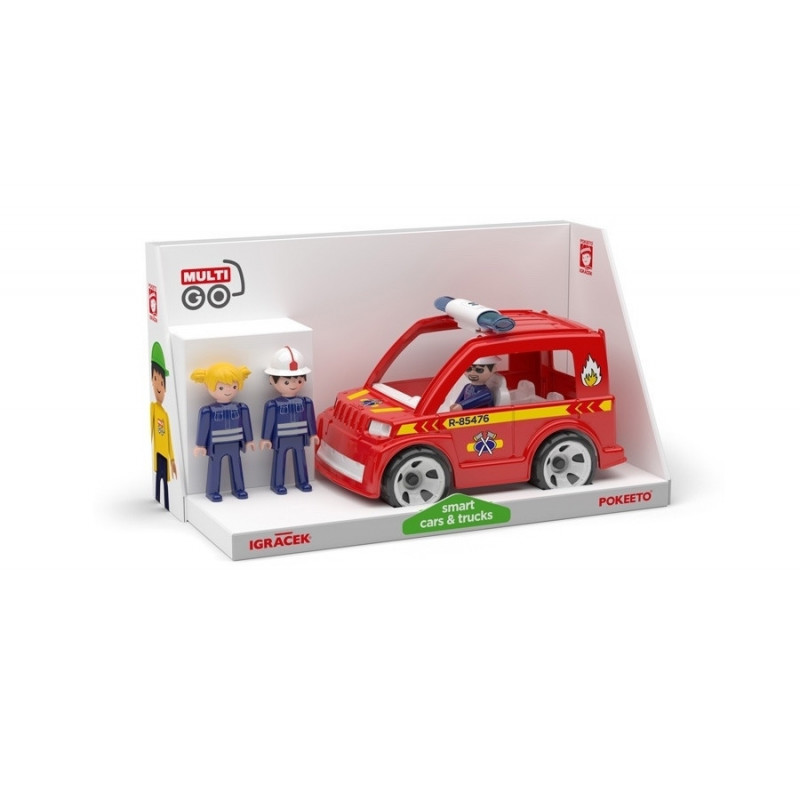 Igráček MultiGO Trio Fire - figurky s požárním autem Igráček MultiGO Trio Fire - figurky s požárním autem
