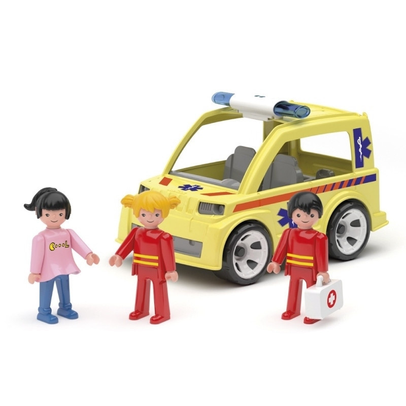 Igráček MultiGO Trio Rescue - figurky záchranáři se sanitkou