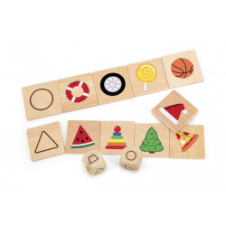 Dřevěné puzzle - tvary