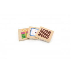 Dřevěné puzzle - tvary