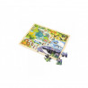 Dřevěné puzzle 48 dílků - Zoo