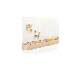  Dřevěné magnetické puzzle - dopravní prostředky