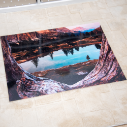 Podložka na světelný panel a stůl - jezero