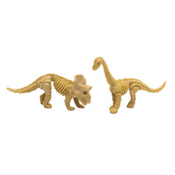 Igráček Paleontolog - figurka s vykopávkami dinosaurů Triceratopse a Brachiosaura