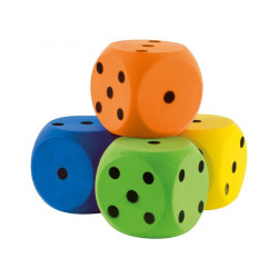 Kostka molitanová hrací 15 cm