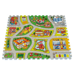 City mapa pěnové puzzle - TM-011