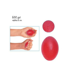Posilovač rukou EGG gelové vajíčko 6 cm