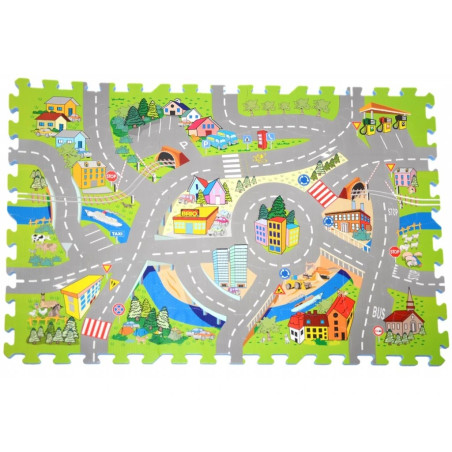 Pěnové puzzle Město - silnice - TM 003