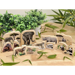 Dřevěná zvířátka ZOO