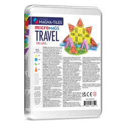 Magna-Tiles Magnetická stavebnice Travel Set Deluxe 55 dílů