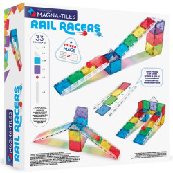 Magna-Tiles Magnetická stavebnice Rail Racers 33 dílů