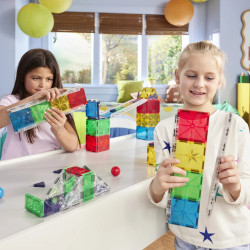 Magna-Tiles Magnetická stavebnice Rail Racers Deluxe 90 dílů