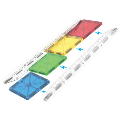 Magna-Tiles Magnetická stavebnice Rail Racers Deluxe 90 dílů