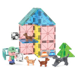Magna-Tiles Magnetická stavebnice Puppy Park 27 dílů