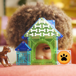 Magna-Tiles Magnetická stavebnice Dog House 13 dílů