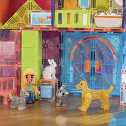 Magna-Tiles Magnetická stavebnice Pet Playhouse 50 dílů
