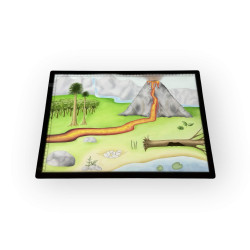 Země dinosaurů - Podložka na světelný panel A2/A3